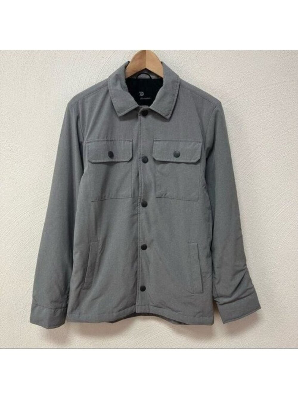NWT All In Motion Men’s Heather Gray Button Down Shirt Jacket Sz S